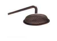 Ducha Vintage Bronce Antiguo 20cm + Tubo