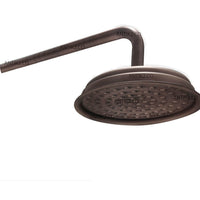 Ducha Vintage Bronce Antiguo 25cm + Tubo