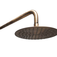 Ducha Slim Bronce Antiguo 20cm + Tubo
