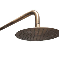 Ducha Slim Bronce Antiguo 30cm + Tubo