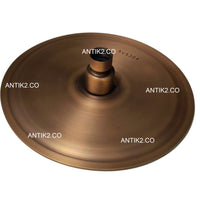 Ducha Slim Bronce Antiguo 20cm + Tubo