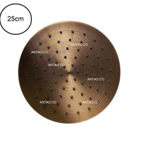 Ducha Slim Bronce Antiguo 25cm + Tubo