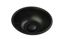 Lavamanos Negro Acero inoxidable 30cm + Desagüe de Push