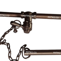 Ducha Cobre Antiguo Con sistema de cadena (Diámetro 25cm)