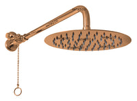 Ducha Oro rosa Con sistema de cadena (Diámetro 25cm)