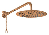 Ducha Oro rosa Con sistema de cadena (Diámetro 25cm)