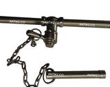 Ducha Bronce Antiguo Con sistema de cadena (Diámetro 30cm)