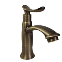 Grifería lavamanos Bronce Antiguo (Agua fría)