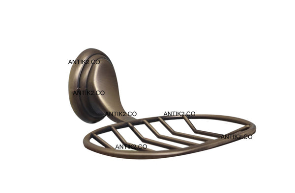 Jabonera Rendija Bronce Antiguo