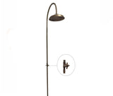 Ducha Vintage a Piso Tipo Piscina Bronce Antiguo