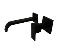 Griferia Pared Incrustar Negro (Agua fria)
