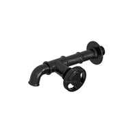 Griferia pared Vintage Negro (Agua fria)