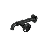 Griferia pared Vintage Negro (Agua fria)