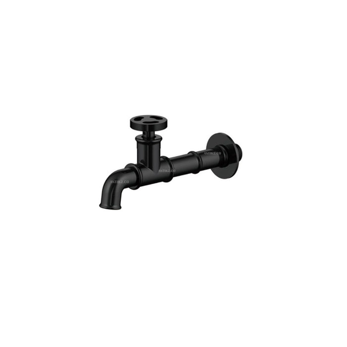 Griferia pared Industrial Negro