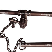 Ducha Cobre Antiguo Con sistema de cadena (Diámetro 30cm)