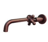 Griferia Vintage Pared Cobre Antiguo