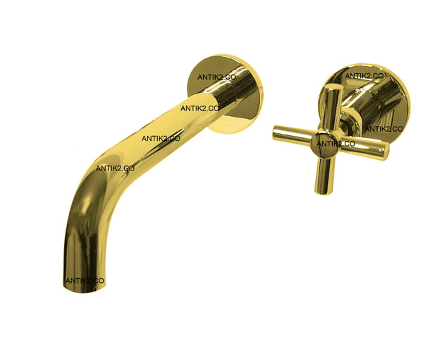 Griferia pared Dorado (Agua Fria)