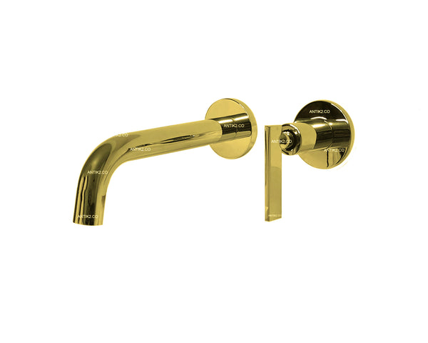 Griferia De Pared Dorado (Agua Fria)