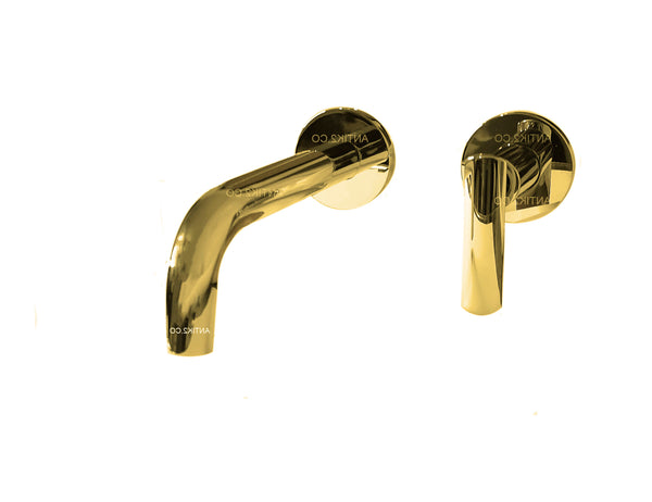 Griferia De Pared Dorado (Agua Fria)