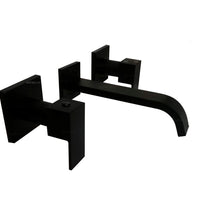 Mezclador Pared cuadrado negro