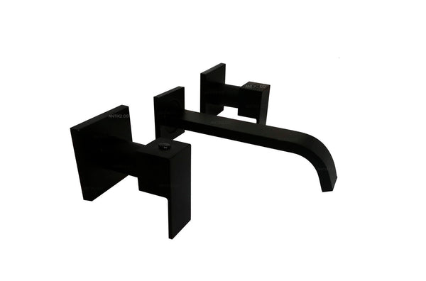 Mezclador Pared cuadrado negro