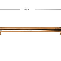 Barra De Seguridad Oro Rosa 40cm