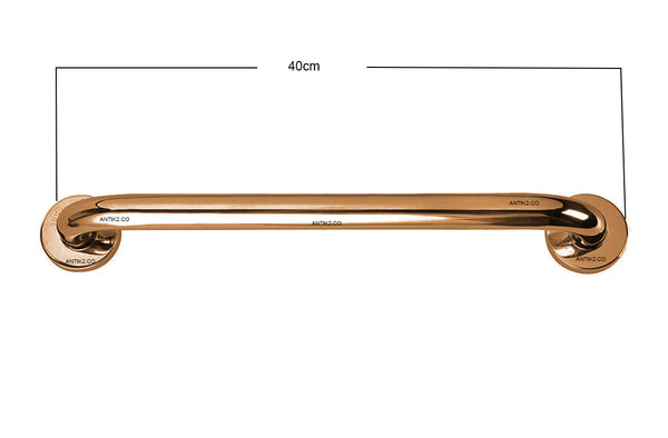 Barra De Seguridad Oro Rosa 40cm