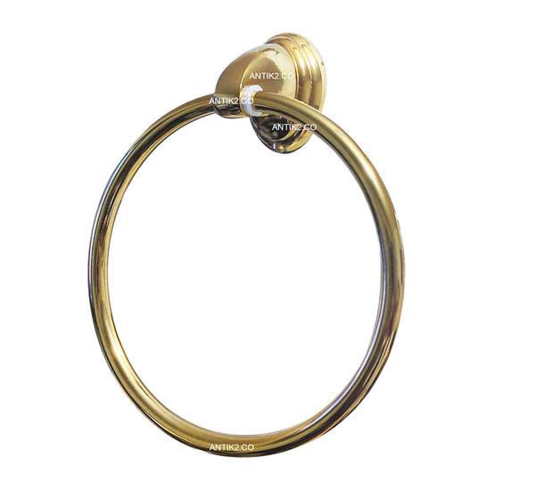 Toallero De  Manos Dorado