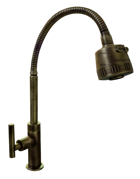 Griferia Vintage Flexible Bronce Antiguo