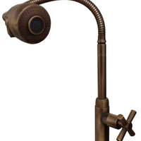 Grifo vintage Flexible Bronce antiguo