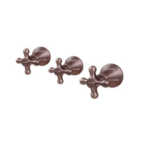 Mezclador Con Salida Tina  Cobre Antiguo + Ducha  25