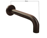 Mezclador Ducha  Salida Tina Bronce Antiguo + Ducha  20cm