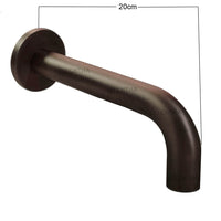 Mezclador Ducha  Salida Tina Bronce Antiguo + Ducha  25cm