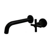 Griferia Pared Incrustar Negro (Agua fria)