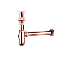 Set lavamanos Rectangular + Grifería + Desagüe Oro rosa