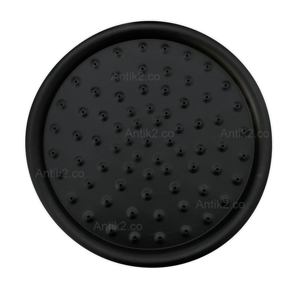 Ducha  Vintage 30cm Negra A Techo