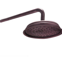 Ducha Vintage Cobre Antiguo 20cm + Tubo