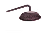 Ducha Vintage Cobre Antiguo 20cm + Tubo