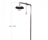 Ducha expuesta tipo piscina con cadena -Cobre antiguo