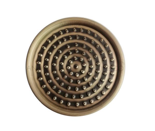 Ducha Expuesta  Vintage Bronce Antiguo Con  Ducha 30cm