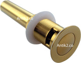 Desague push Dorado Con Reboce