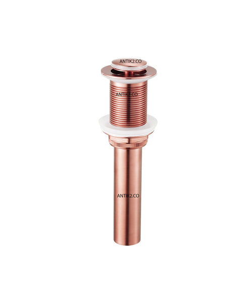 Desague Lavamanos Push  Oro rosa