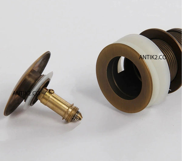 Desague push Bronce Antiguo (Largo 36cm)