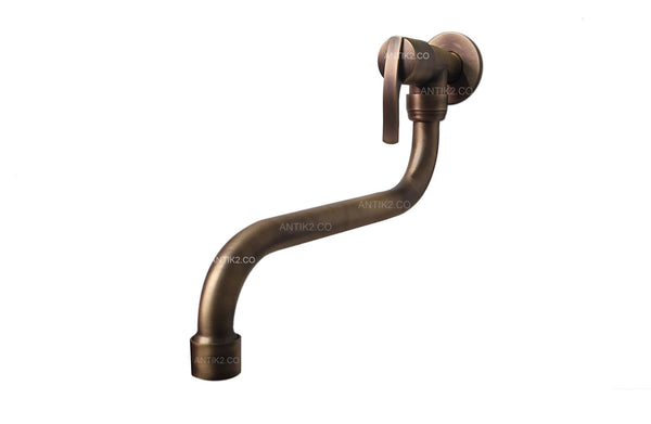 Griferia Pared Vintage Bronce Antiguo