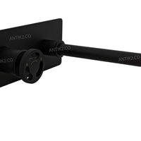Mezclador Pared Negro Diseño industrial