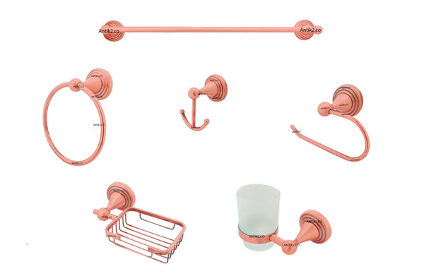 Juego De Accesorios Oro rosa x 6 Piezas