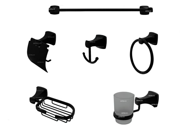Juego De Accesorios Negro x 6 piezas