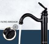 Griferia Vintage  Negro Antiguo  + Desagüe