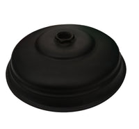 Ducha redonda negro 17cm