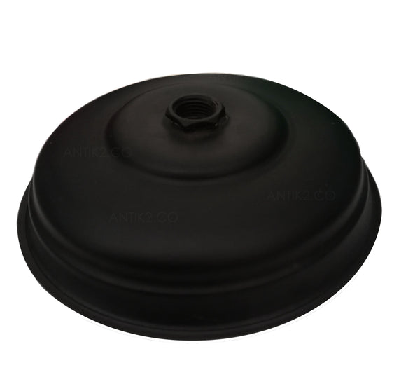 Ducha redonda negro 17cm